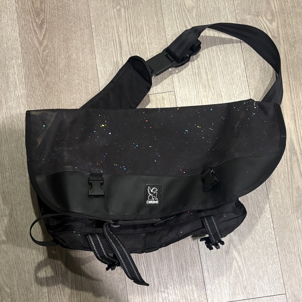Chrome Messenger Bag